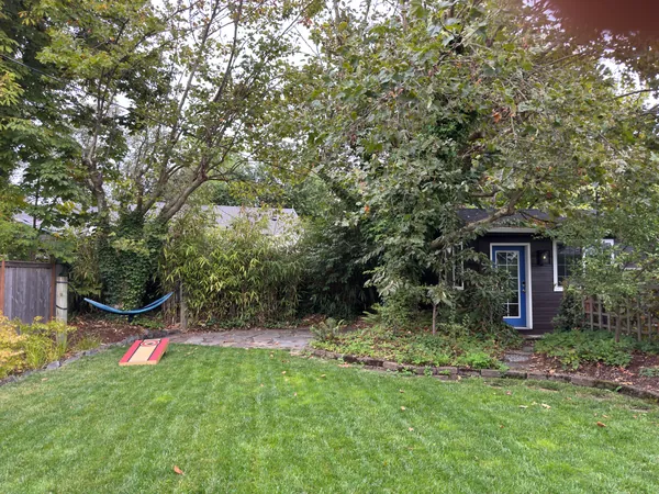 Another view across the backyard.