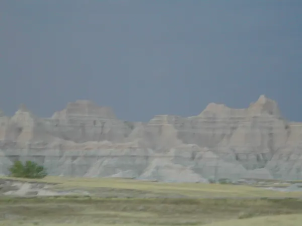 Another distant view of the pale ridges.