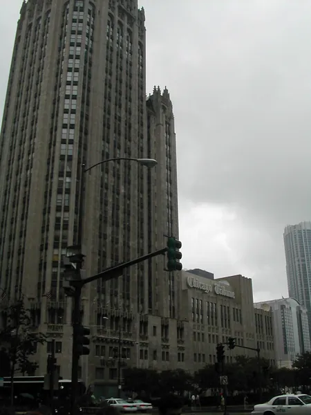 A tall historic building seen from below.