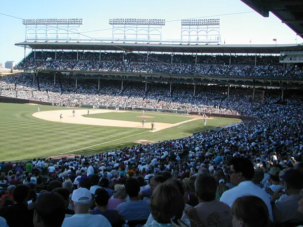 A broad view across the ballpark.